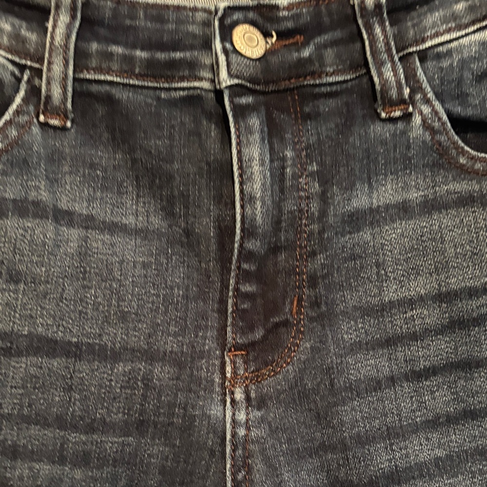 Judy Blue Deep Indigo Straight Leg Jeans - Picture 4 of 10